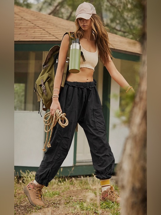 Pants - Free people movement spring trekker drop crotch nylon pants